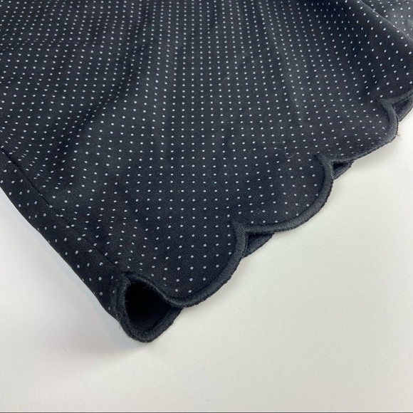 CeCe- Pin-Dot Scalloped-Edge Top - Picture 7 of 8